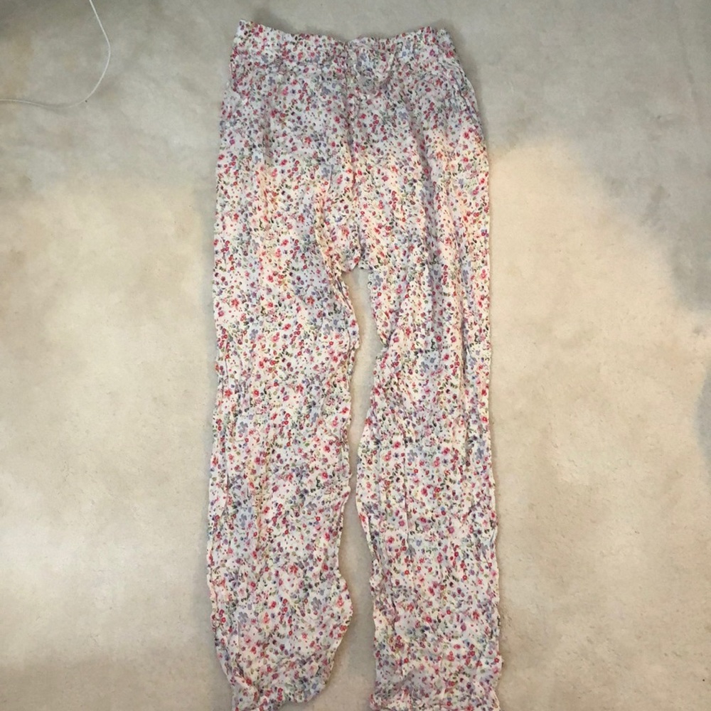 Floral joggers